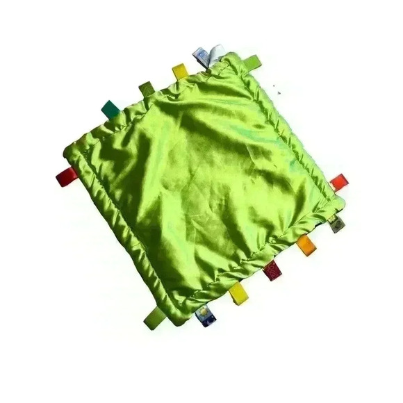 Mary Myer Baby Taggies Lovey Security Blanket Monkey Bird Orange - Picture 6 of 11